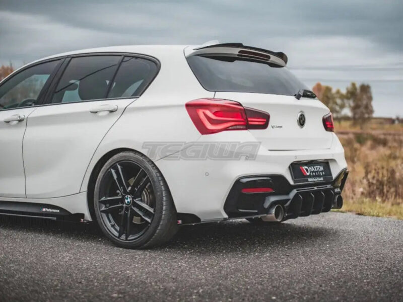 Maxton Design Racing Durability Rear Side Splitters V3 +flaps BMW 1-Series F20 M140I 15-19 - Image 2