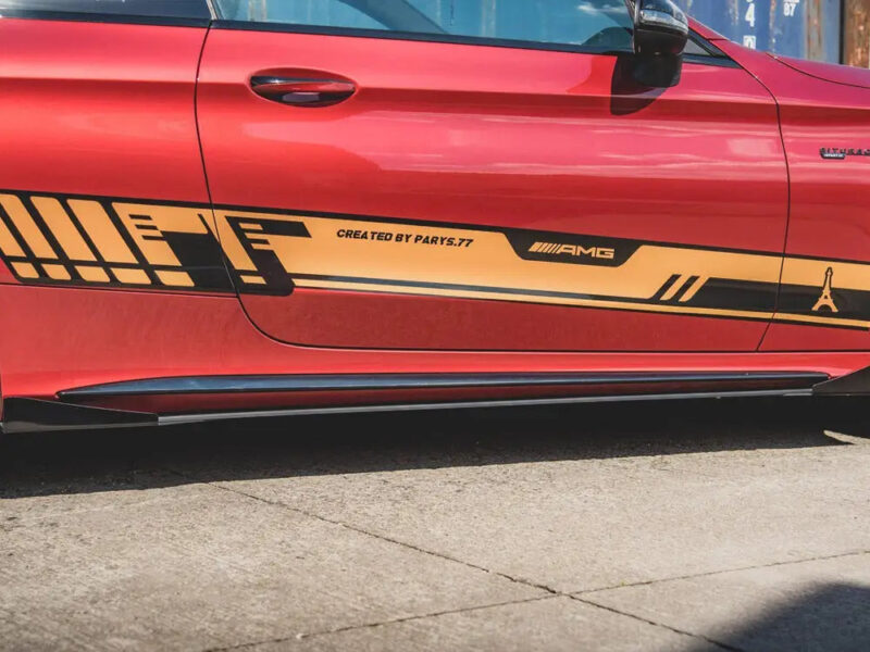 Maxton Design Racing Durability Side Skirts Diffusers +flaps Mercedes-amg C43 Coupe C205 2016- - Image 4