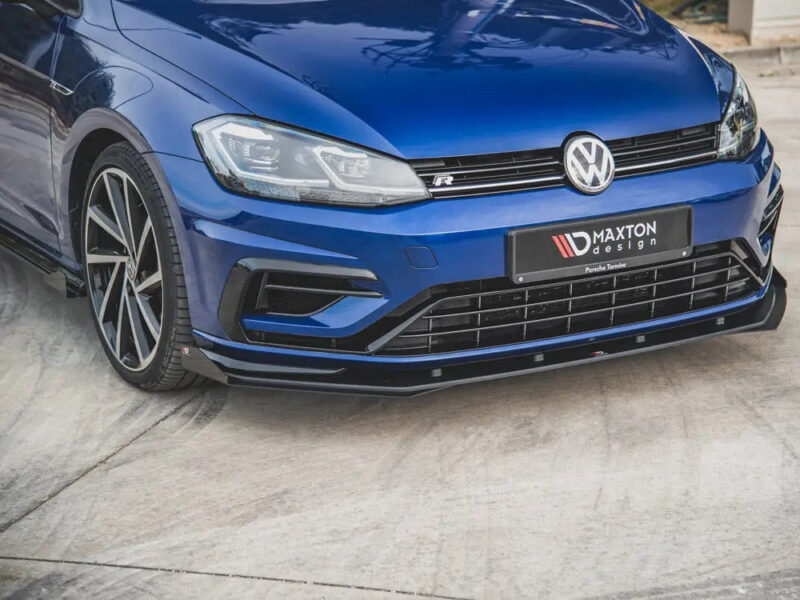Maxton Design Maxton Racing Front Splitter + Flaps Volkswagen Golf 7 R Facelift 17-20 - Image 3