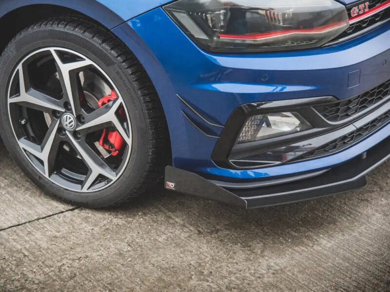 Maxton Design Maxton Racing Front Splitter +flaps Volkswagen Polo GTI MK6 2017- - Image 3