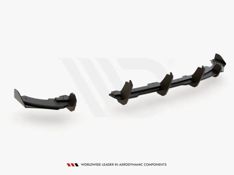 Maxton Design Maxton Racing Rear Valance +flaps Volkswagen Polo GTI MK6 17-21 - Image 4