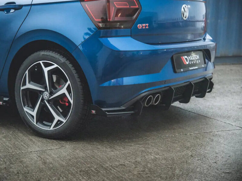 Maxton Design Maxton Racing Rear Valance +flaps Volkswagen Polo GTI MK6 17-21 - Image 3