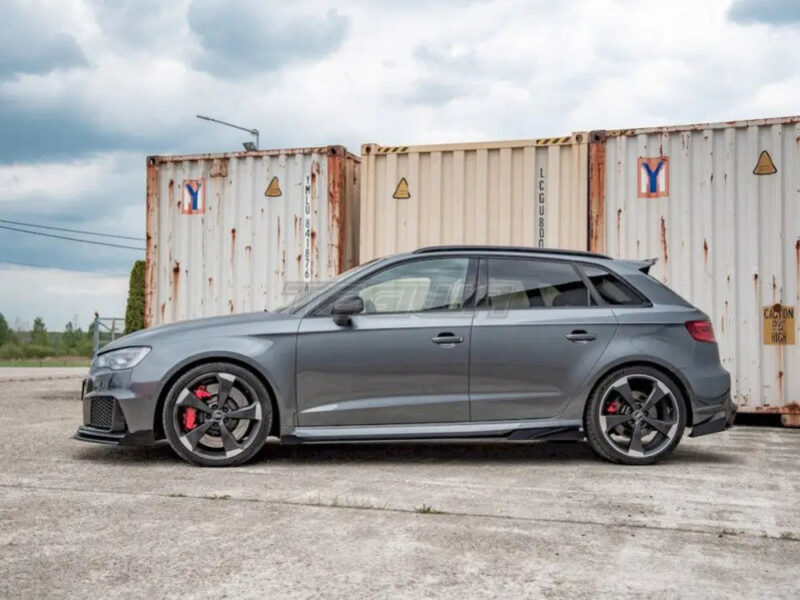 Maxton Design Maxton Racing Side Skirt Splitters +flaps Audi RS3 8V Sportback 15-16 - Image 2