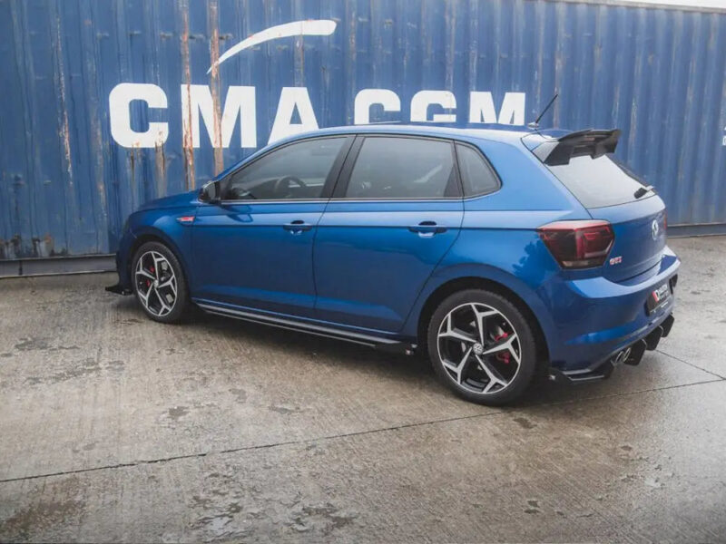 Maxton Design Maxton Racing Side Skirts Diffusers +flaps Volkswagen Polo GTI MK6 17-21 - Image 2