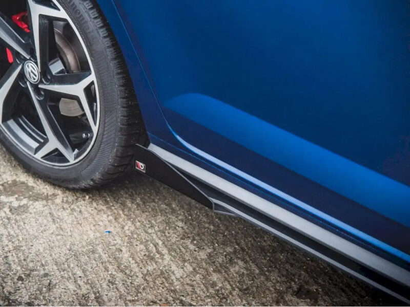 Maxton Design Maxton Racing Side Skirts Diffusers +flaps Volkswagen Polo GTI MK6 17-21 - Image 3