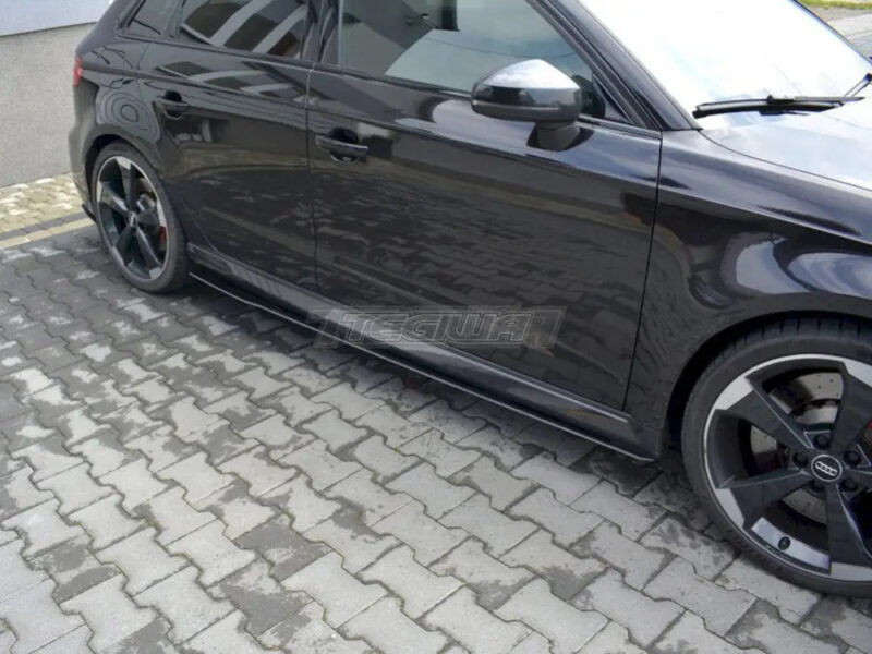 Maxton Design Racing Side Skirts Diffusers V.1 Audi RS3 8V Facelift Sportback 2017-20 - Image 2