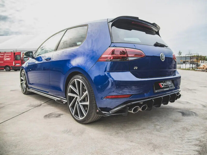 Maxton Design Maxton Racing Side Skirts Splitters + Flaps Volkswagen Golf 7 R Facelift 17-20 - Image 4