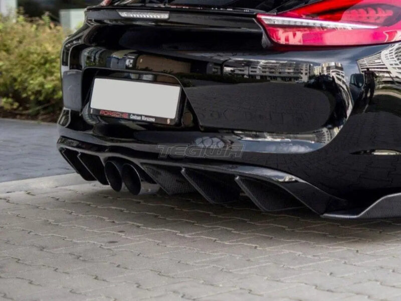 Maxton Design Rear Diffuser Porsche Cayman MK2 981C 2013- - Image 2