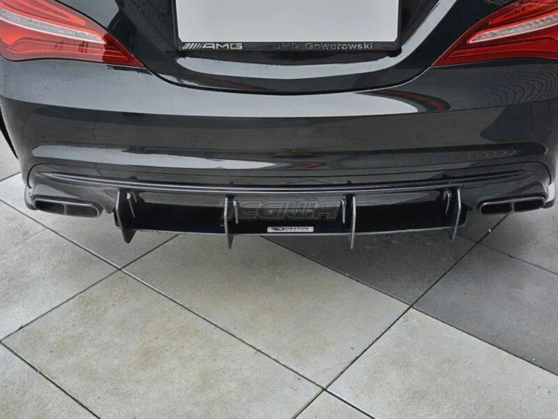 Maxton Design Rear Diffuser V.1 Mercedes CLA A45 AMG C117 Facelift 2017-UP - Image 3