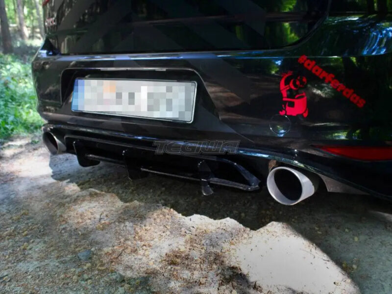 Maxton Design Rear Diffuser Volkswagen Golf MK7 GTI Clubsport 16-17 - Image 2