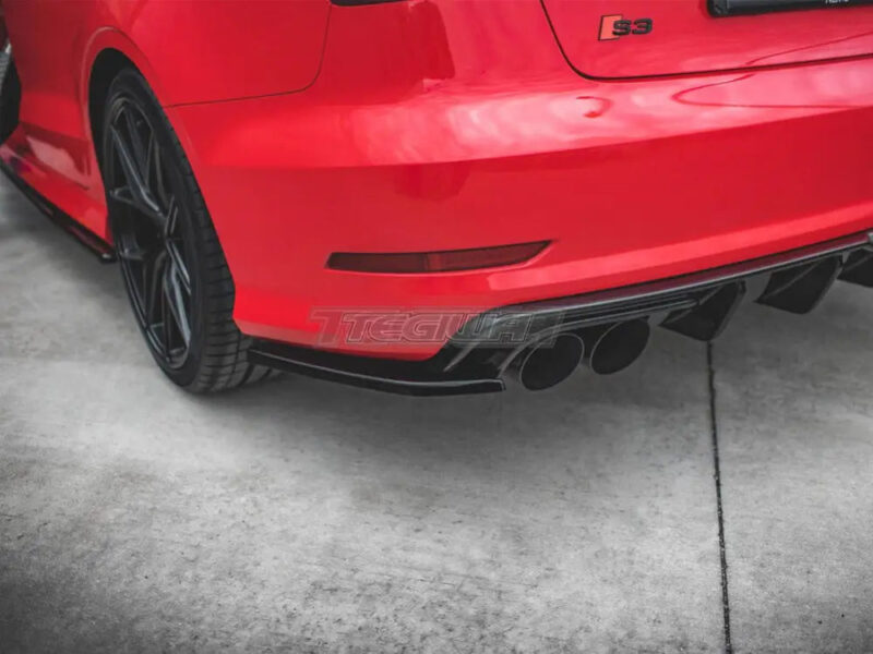 Maxton Design Rear Side Splitters Audi S3 Sedan 8V 13-16 - Image 3