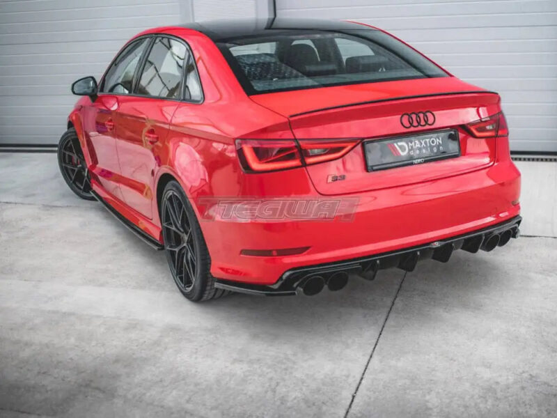 Maxton Design Rear Side Splitters Audi S3 Sedan 8V 13-16 - Image 2