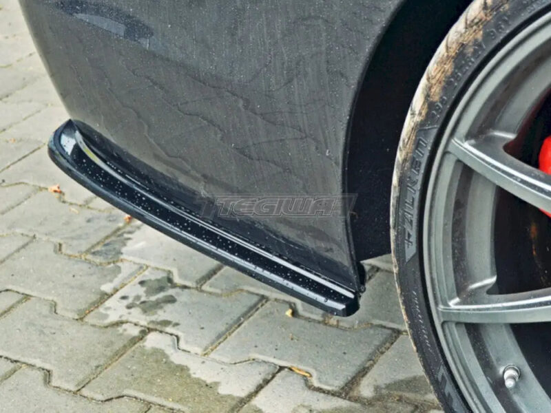 Maxton Design Rear Side Splitters BMW 5-Series F11 M-pack Fits TWO Double Exhaust Ends - Image 2