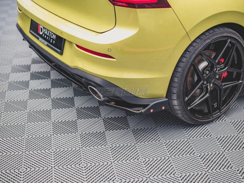Maxton Design Rear Side Splitters +flaps V1 Volkswagen Golf 8 GTI Clubsport 20- - Image 3