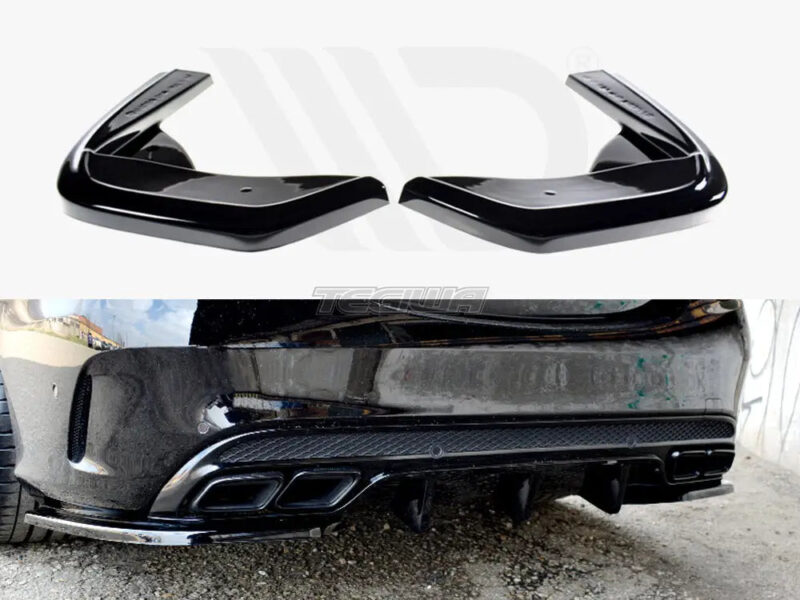 Maxton Design Rear Side Splitters Mercedes C43 AMG W205 Sedan Estate 16-18