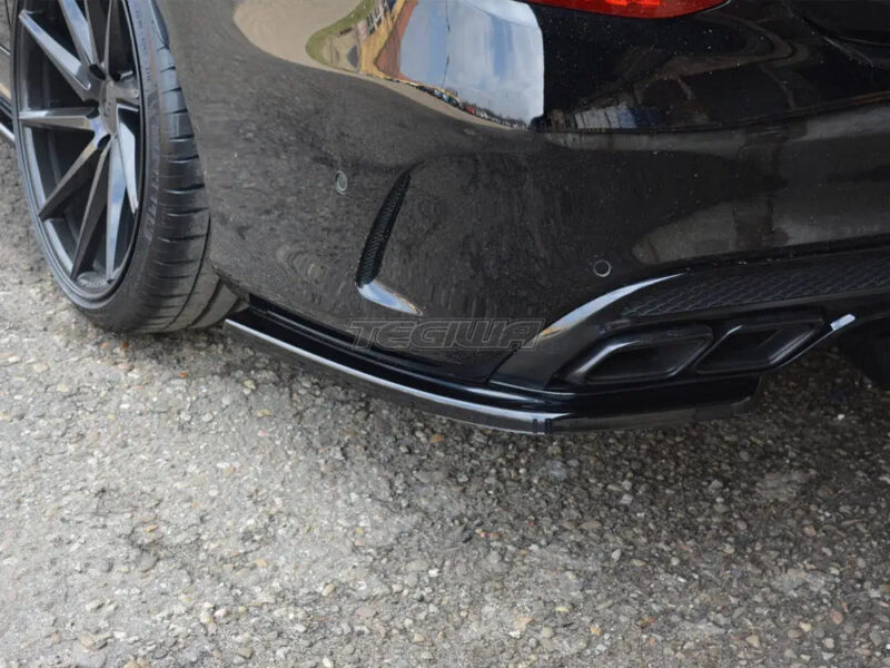 Maxton Design Rear Side Splitters Mercedes C43 AMG W205 Sedan Estate 16-18 - Image 3