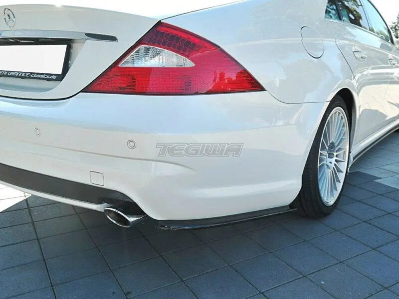 Maxton Design Rear Side Splitters Mercedes CLS C219 55AMG 09-06 - Image 2