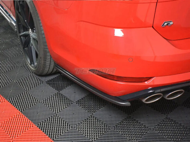 Maxton Design Rear Side Splitters V.1 Volkswagen Golf R 7.5 R Estate 01-19 - Image 3