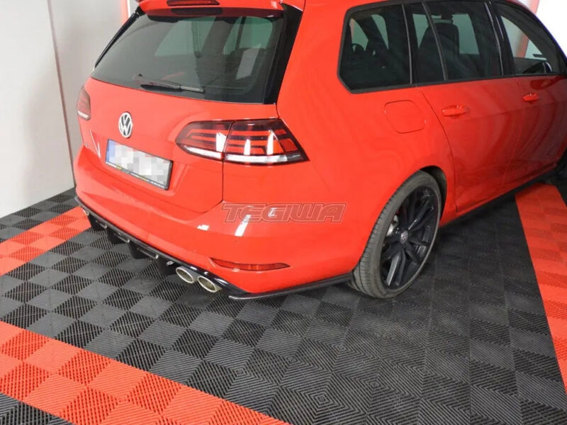 Maxton Design Rear Side Splitters V.1 Volkswagen Golf R 7.5 R Estate 01-19 - Image 2
