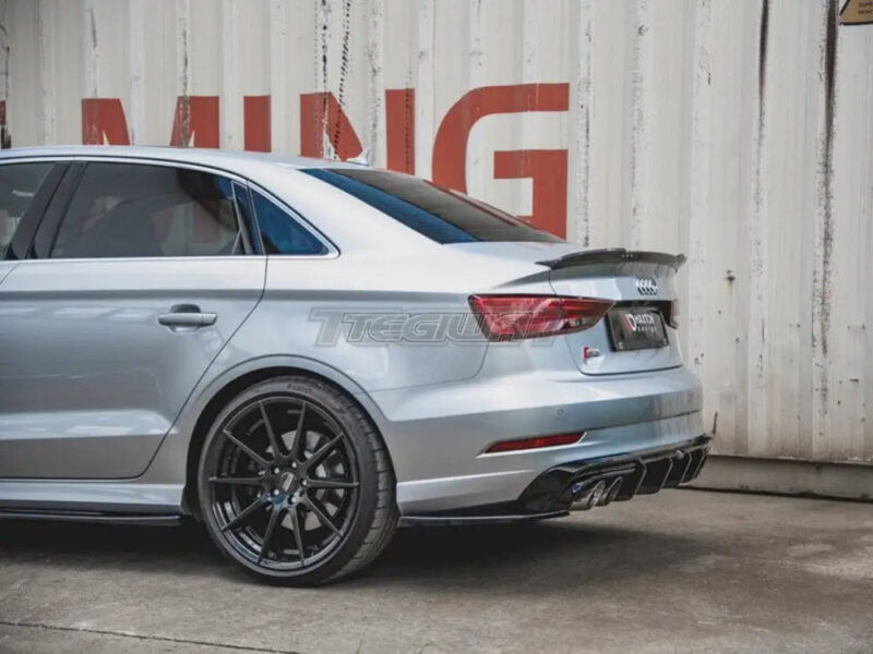 Maxton Design Rear Side Splitters V.2 Audi S3 Sedan 8V Facelift 16-20 - Image 2