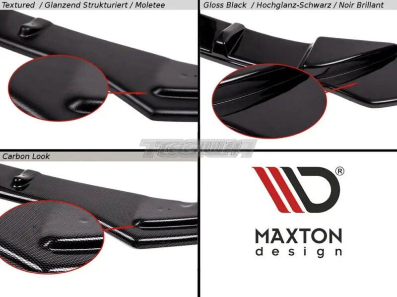 Maxton Design Rear Side Splitters V.2 BMW M4 F82 14-20 - Image 5