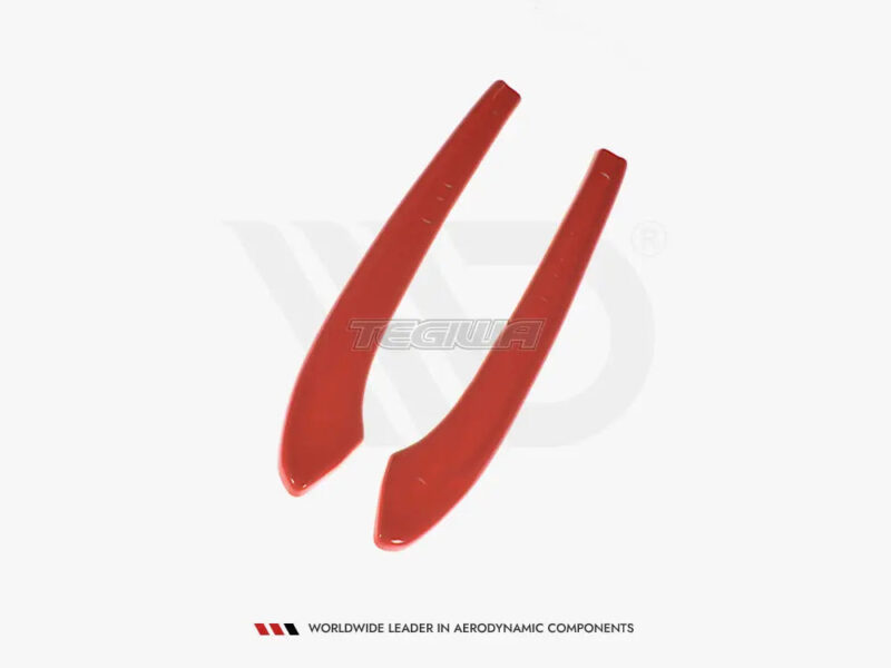 Maxton Design Rear Side Splitters V.2 Volkswagen Golf R 7.5 Estate 01-19 - Image 5