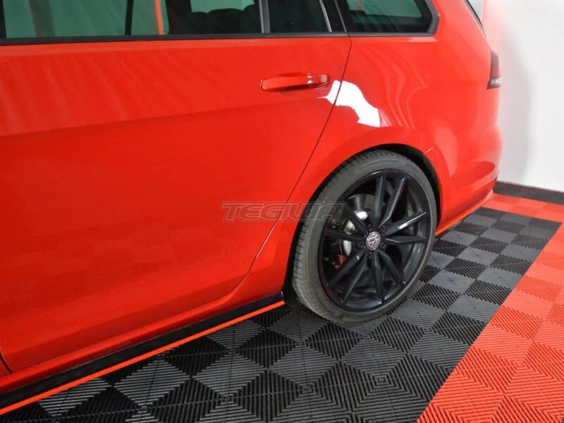 Maxton Design Rear Side Splitters V.2 Volkswagen Golf R 7.5 Estate 01-19 - Image 2