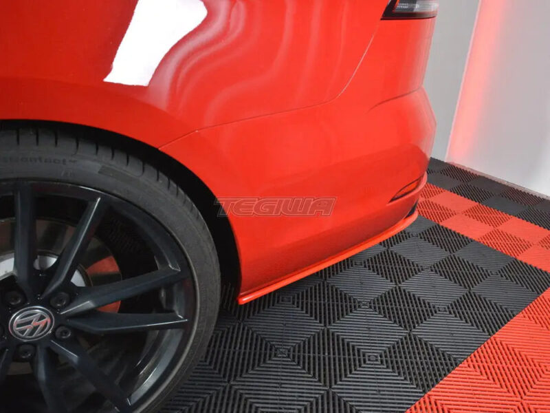 Maxton Design Rear Side Splitters V.2 Volkswagen Golf R 7.5 Estate 01-19 - Image 4