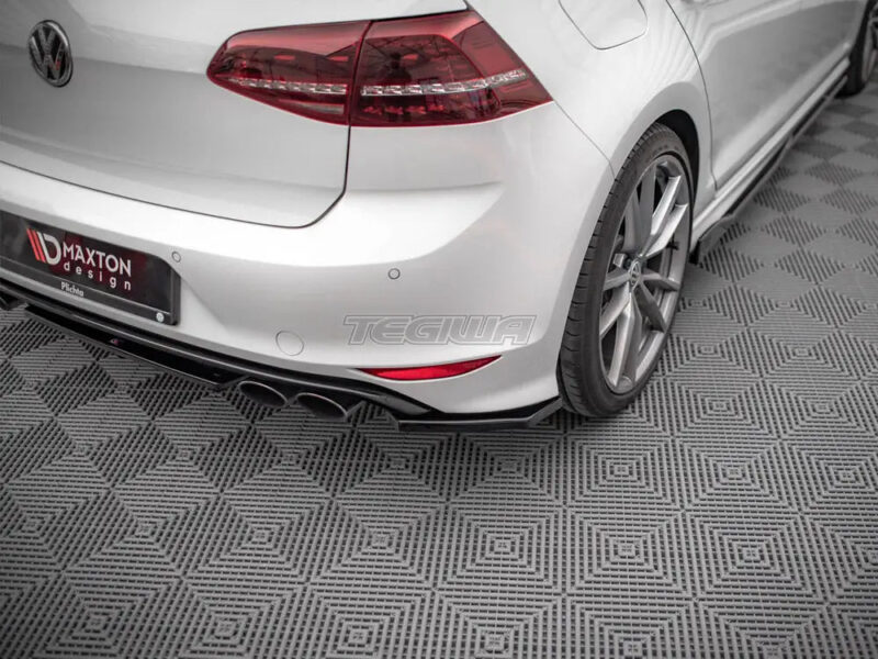 Maxton Design Rear Side Splitters V.3 Volkswagen Golf R MK7 13-16 - Image 2