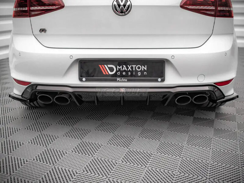 Maxton Design Rear Side Splitters V.4 Volkswagen Golf R MK7 13-16 - Image 3