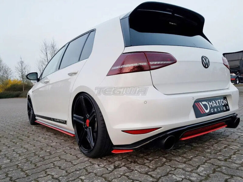 Maxton Design Rear Side Splitters Volkswagen Golf MK7 GTI Clubsport 16-17 - Image 3