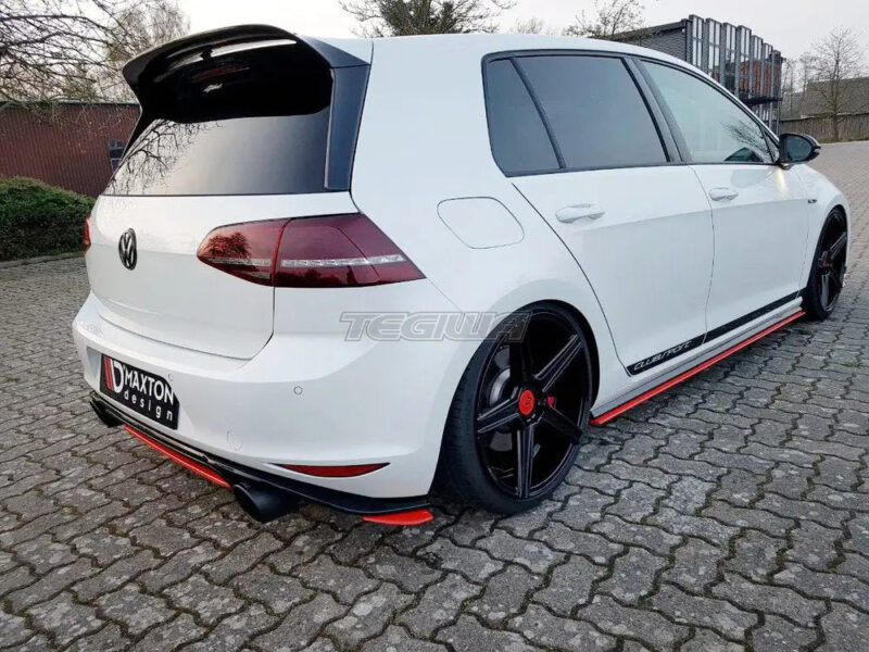 Maxton Design Rear Side Splitters Volkswagen Golf MK7 GTI Clubsport 16-17 - Image 2