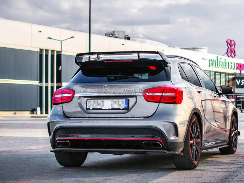 Maxton Design Rear Splitter NO Vertical Bars Mercedes-benz GLA 45 AMG SUV X156 Pre-facelift 14-17 - Image 2