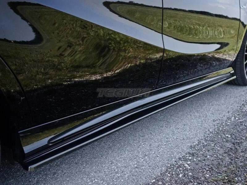 Maxton Design Side Skirts Diffusers Mercedes A W176 AMG Facelift 14-18 - Image 2