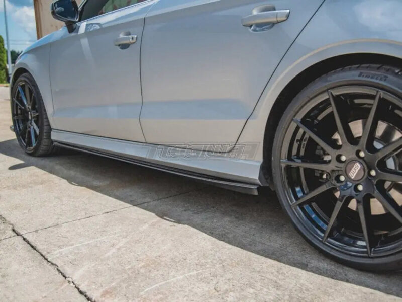 Maxton Design Side Skirts Diffusers V.2 Audi S3 Sedan 8V Facelift 16-20 - Image 3