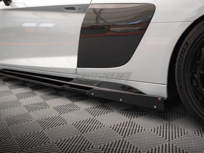 Maxton Design Side Skirts Diffusers V.2 + Flaps Audi R8 Mk2 Facelift - Image 4