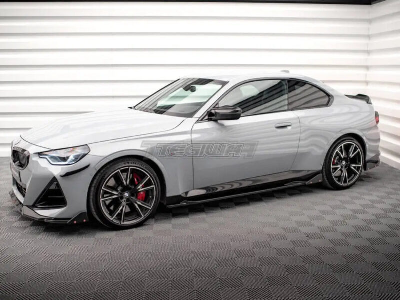 Maxton Design Side Skirts Diffusers V.2 + Flaps BMW 2-Series Coupe M-Pack M240i G42 - Image 2
