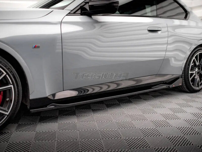 Maxton Design Side Skirts Diffusers V.2 + Flaps BMW 2-Series Coupe M-Pack M240i G42 - Image 3