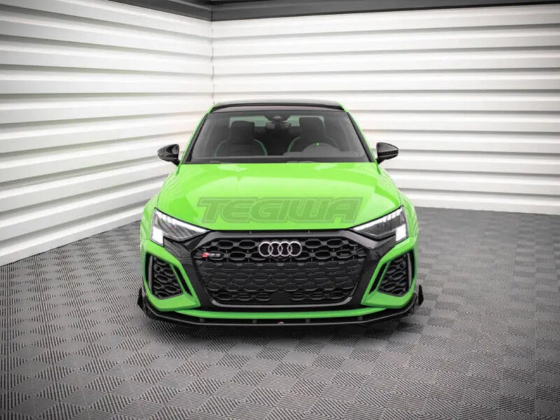 Maxton Design Street PRO Front Splitter V.1 +flaps Audi RS3 8Y 2020- - Image 3
