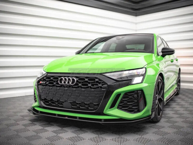 Maxton Design Street PRO Front Splitter V.1 +flaps Audi RS3 8Y 2020- - Image 2