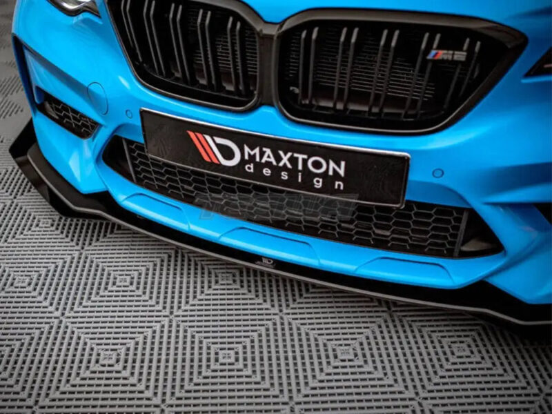 Maxton Design Street PRO Front Splitter V.1 +flaps BMW M2 Competition F87 16-20 - Image 4