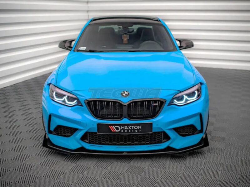 Maxton Design Street PRO Front Splitter V.1 +flaps BMW M2 Competition F87 16-20 - Image 3