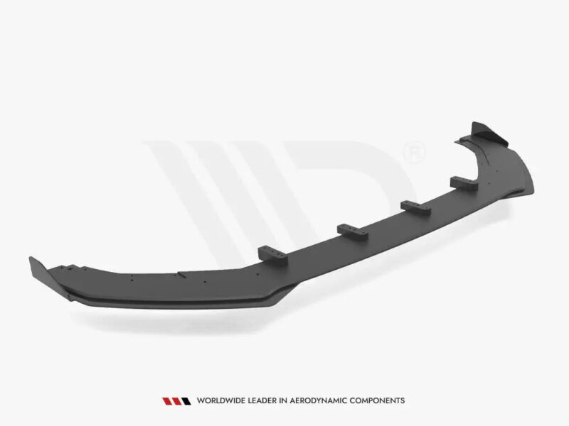 Maxton Design Street PRO Front Splitter V.1 +flaps Volkswagen Golf R MK7 13-16 - Image 4