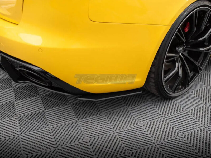 Maxton Design Street Pro Rear Side Splitters Audi RS4 B8 - Image 3
