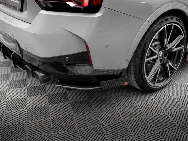 Maxton Design Street Pro Rear Side Splitters + Flaps BMW 2-Series Coupe M240i G42 - Image 3