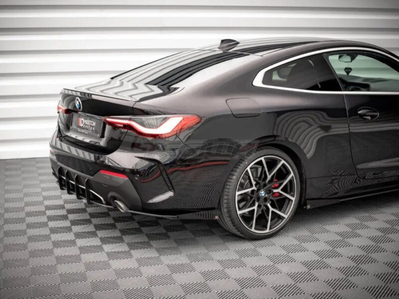 Maxton Design Street Pro Rear Side Splitters + Flaps BMW 4-Series M-Pack G22 - Image 2