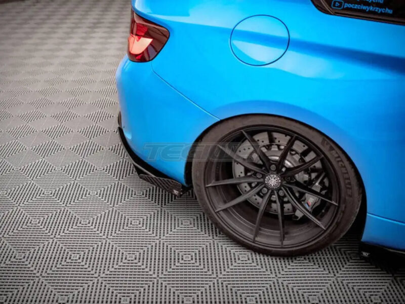 Maxton Design Street PRO Rear Side Splitters +flaps BMW M2 F87 16-20 - Image 4