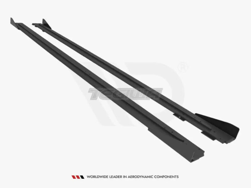 Maxton Design Street PRO Side Skirts Diffusers + Flaps Audi RS6 Avant C6 - Image 5