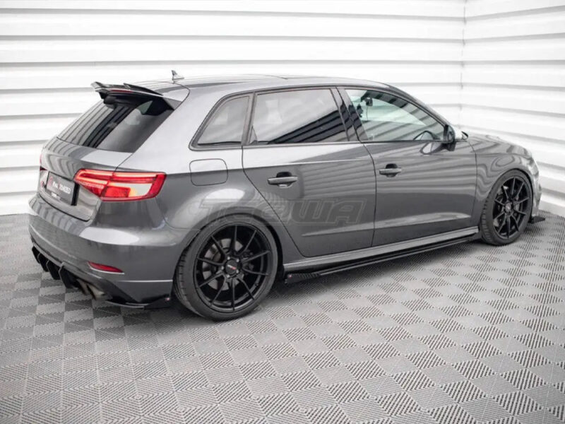 Maxton Design Street PRO Side Skirts Diffusers +flaps Audi S3 Sportback 8V Facelift - Image 2