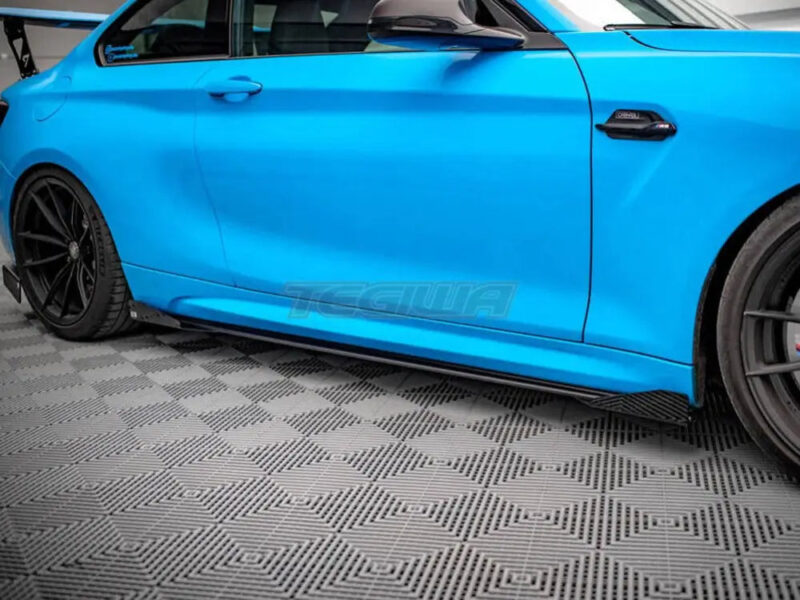 Maxton Design Street PRO Side Skirts Diffusers +flaps BMW M2 F87 16-20 - Image 3